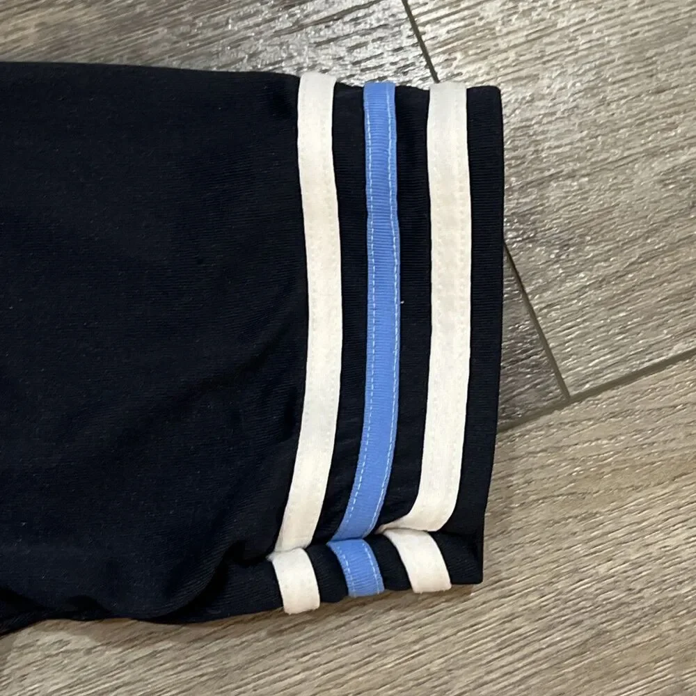 Vintage 90s Carter's Watch the Wear Football Jersey 07 Blue Black - Youth 14/15